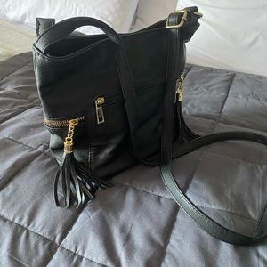 Black crossbody bag